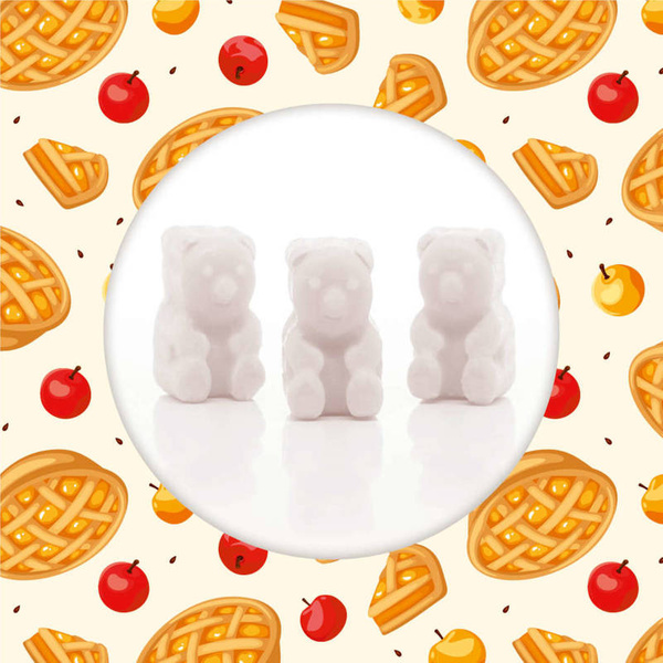 Wax melts soy bears Ted & Friends 50 g - Fresh Baked Apple Pie