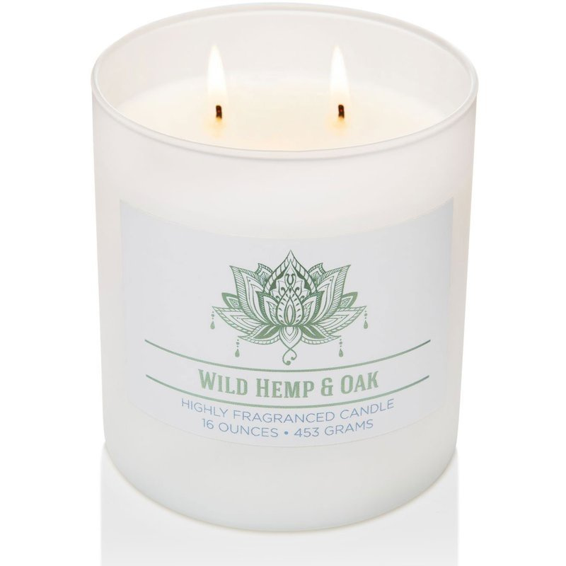 Colonial Candle świeca zapachowa sojowa w szkle naturalna 16 oz 453 g - Wild Hemp & Oak