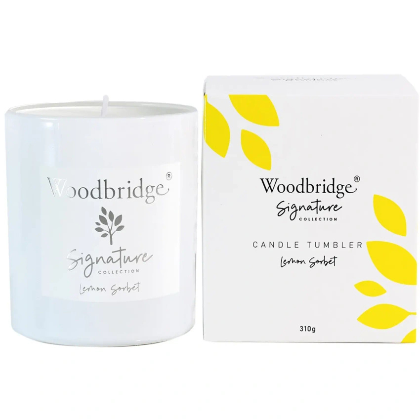 Woodbridge Signature vela perfumada en vaso - Lemon Sorbet 310 g
