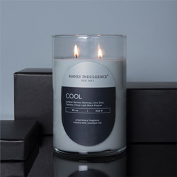 Vela aromática para hombre de soja Cool Colonial Candle