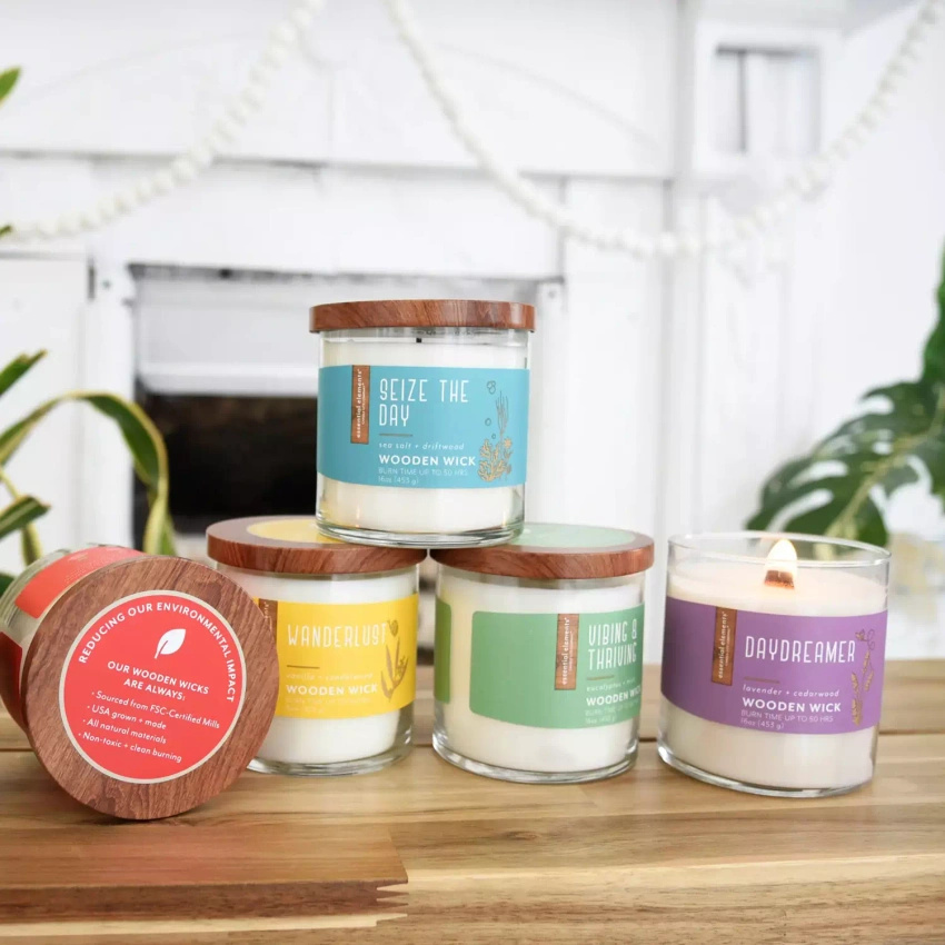 Candela profumata soia olii essenziali Candle-lite Essential Elements 454 g - Seize the Day
