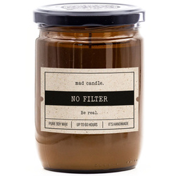 Cadeau kaars soja geurig Mad Candle 360 g - No Filter