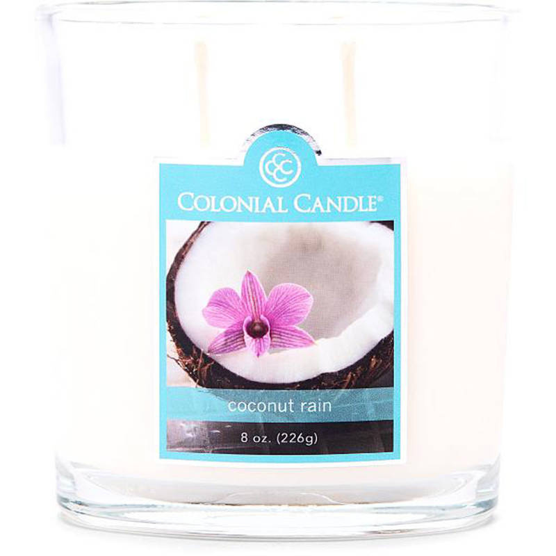 Vela perfumada ovalada Colonial Candle 226 g - Coconut Rain