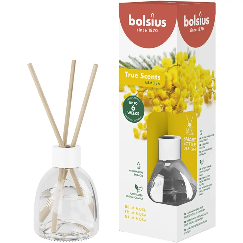 Bolsius True Scents dyfuzor zapachowy 60 ml - Mimosa