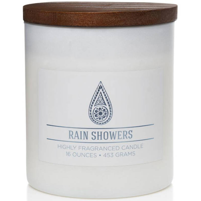 Colonial Candle vela perfumada de soja en vaso natural 16 oz 453 g - Rain Showers