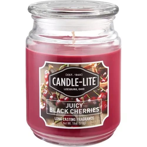 Natural scented candle Candle-lite Everyday 510 g - Juicy Black Cherries