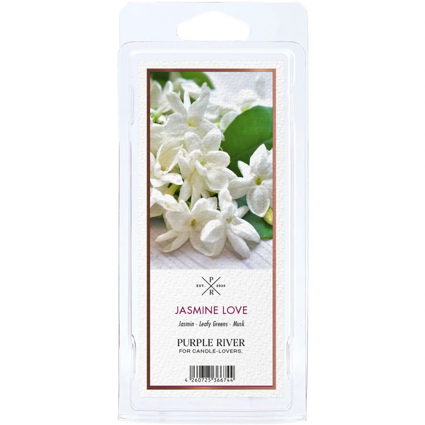Cera profumata di soia - Jasmine Love Purple River 50 g