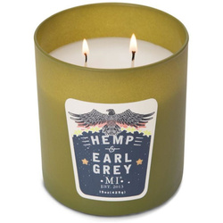 Vela perfumada para hombre Hemp Earl Gray Colonial Candle