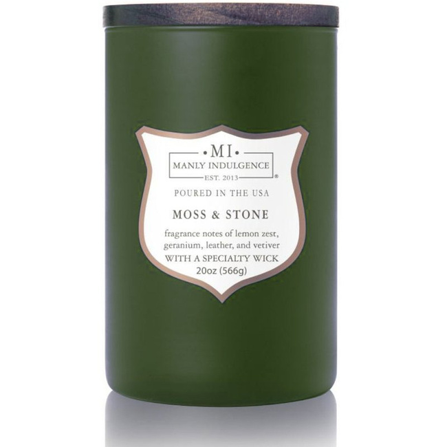 Bougie parfumée pour homme soja Moss Stone Colonial Candle