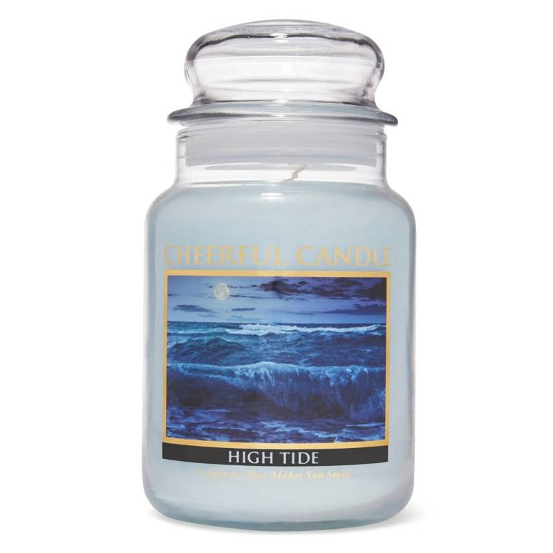 Cheerful Candle scented candle in large jar 2 wicks 24 oz 680 g - High Tide
