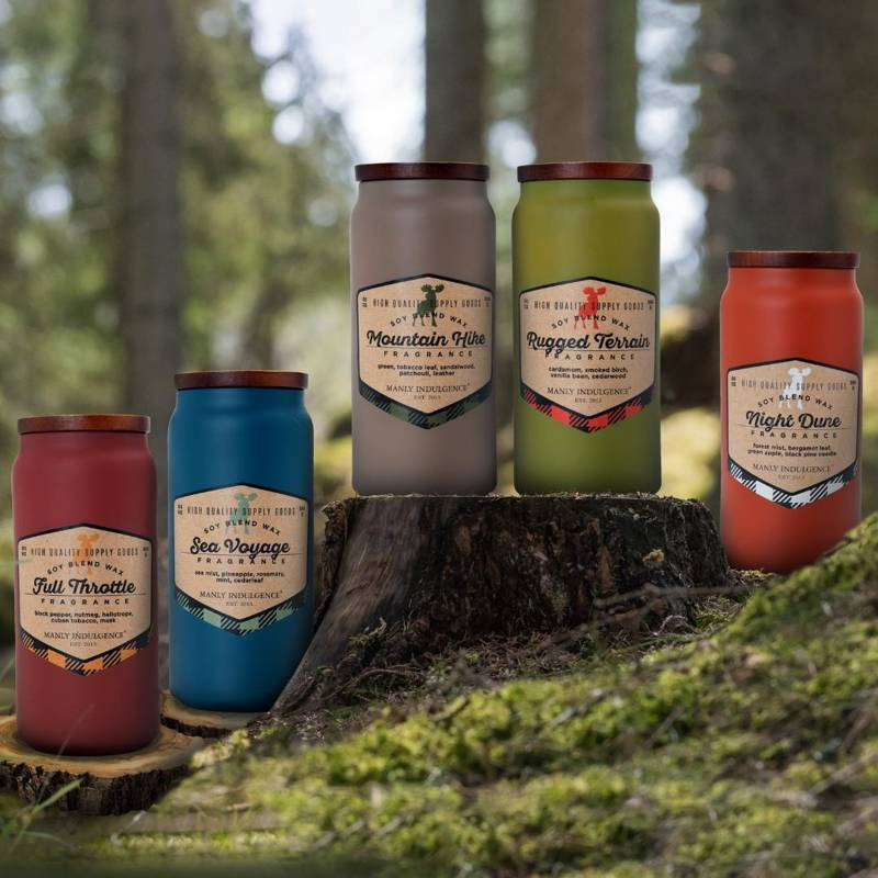 Vela perfumada para hombre de soja Full Throttle Colonial Candle