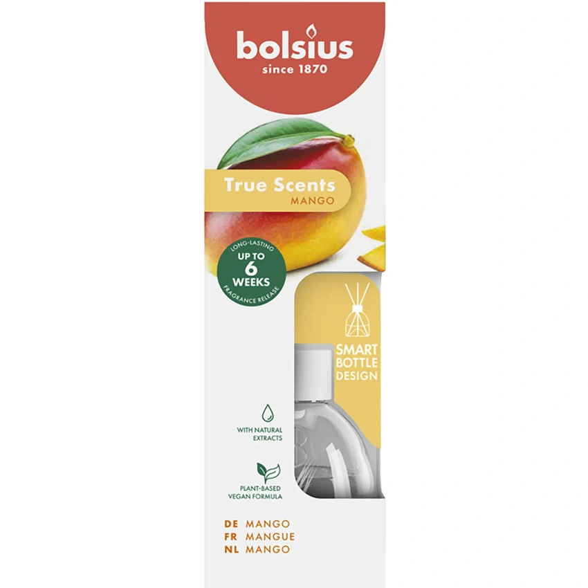 Bolsius True Scents fragrance diffuser 60 ml - Mango