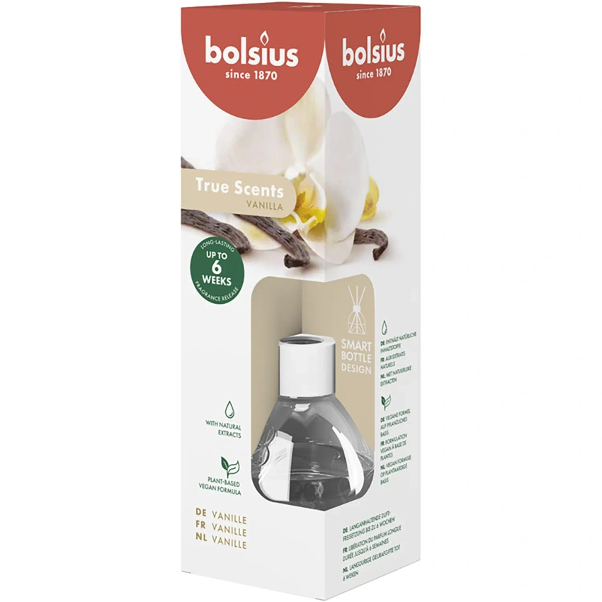Bolsius True Scents 60 ml fragrance diffuser - Vanilla