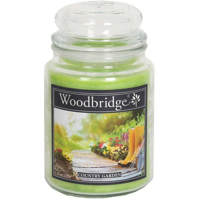Pavasario kvapo žvakė stiklinėje didelė Woodbridge - Country Garden