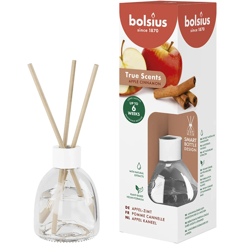 Bolsius True Scents aromaverstuiver 60 ml - Apple & Cinnamon