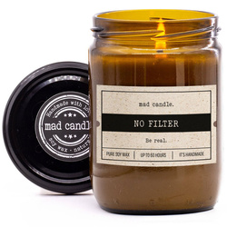 Vela perfumada soja regalo Mad Candle 360 g - No Filter