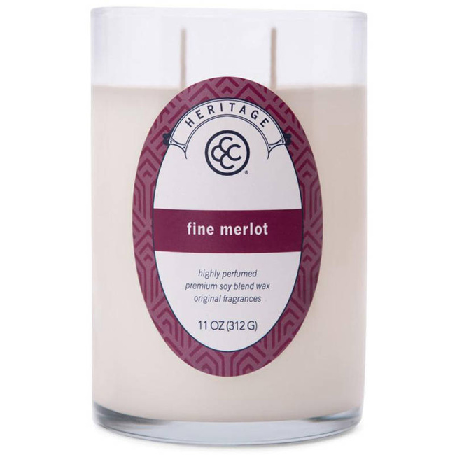 Vela perfumada de soja Fine Merlot Colonial Candle