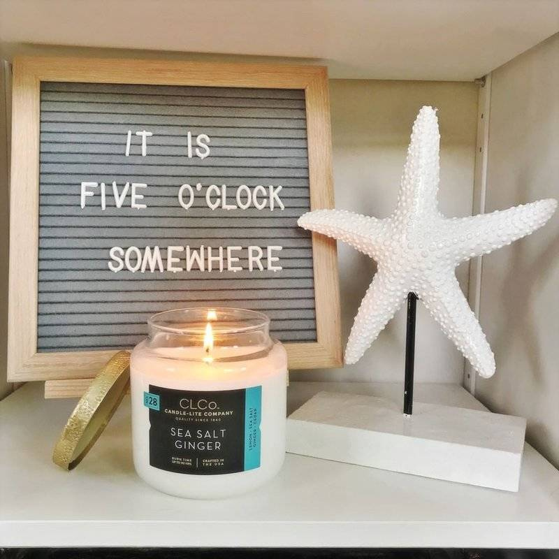 Geurkaars in glas Candle-lite CLCo - No. 28 Sea Salt Ginger