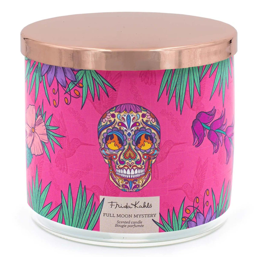 Candela profumata Frida Kahlo in vetro 400 g - Full Moon Mystery