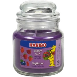 Haribo petite bougie parfumée en verre 85 g - Berry Mix
