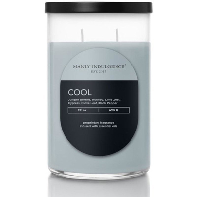 Masculine soy scented candle Cool Colonial Candle
