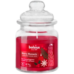 Bolsius Candela profumata True Glow Christmas 129/79 mm Merry Moments